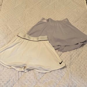 Two Nike flouncy tennis skirts. Women’s size XS, perfect for tennis and summer!